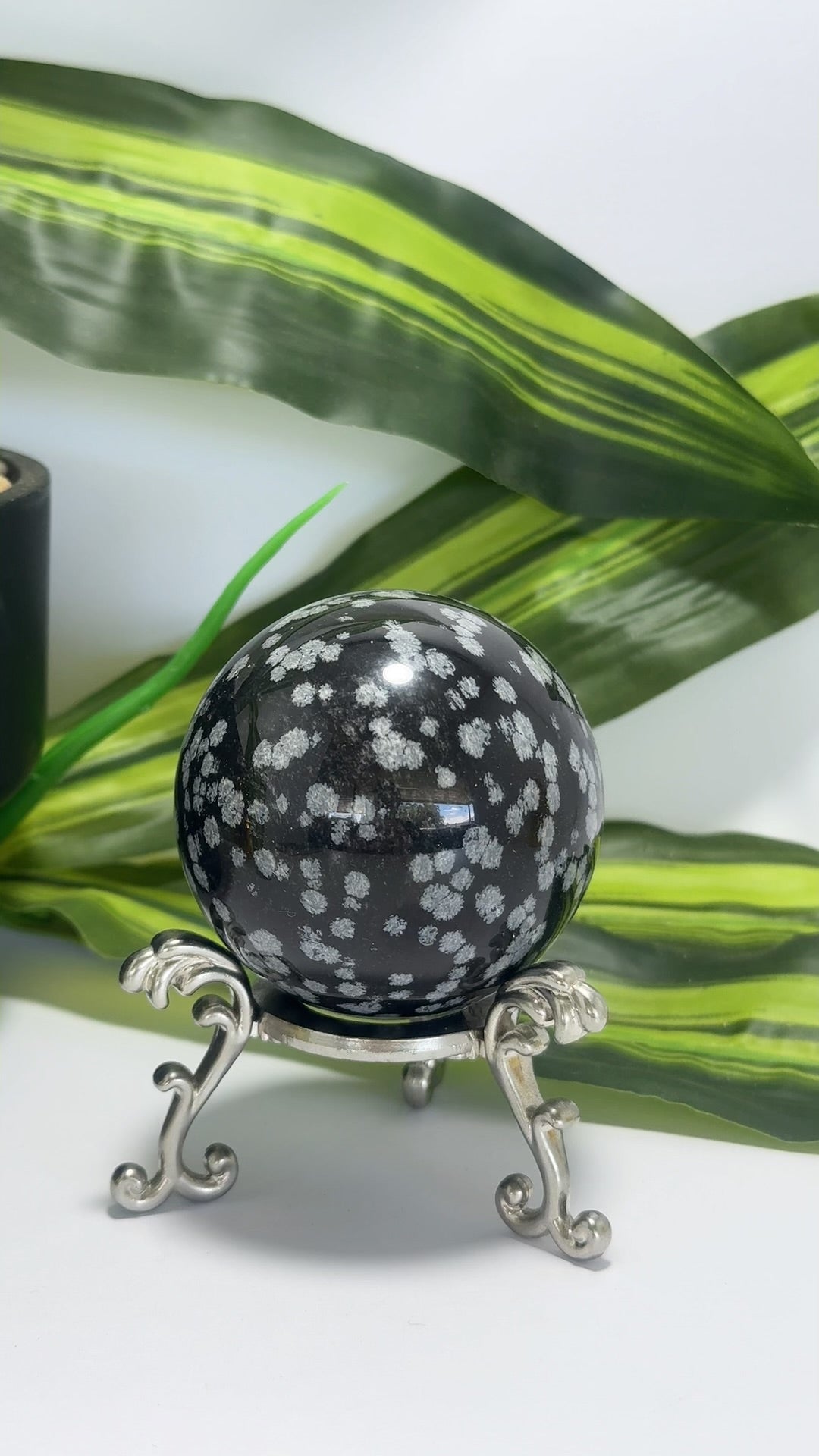 Snowflake Obsidian Sphere 286g