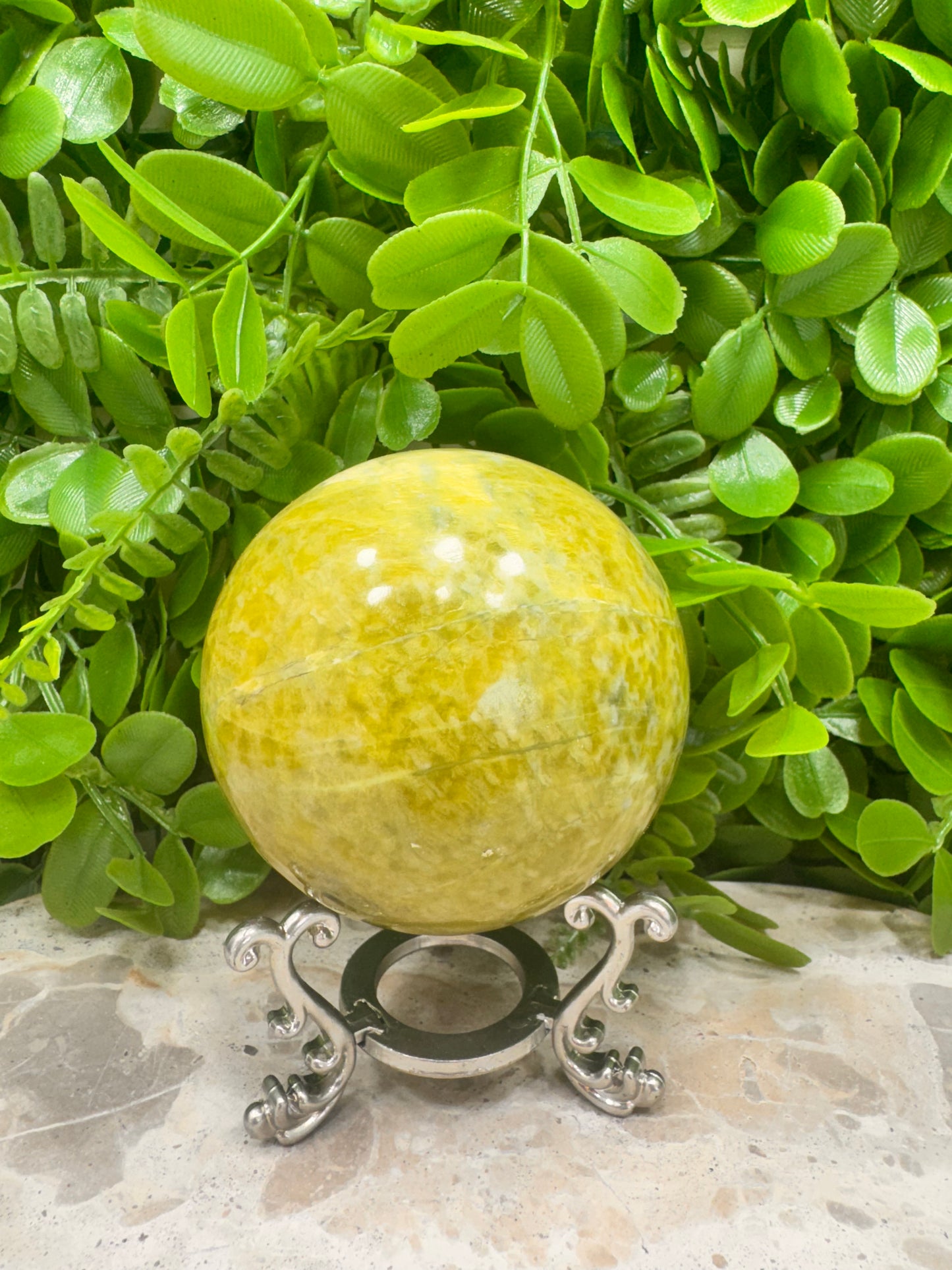 Green Jade Sphere 652g