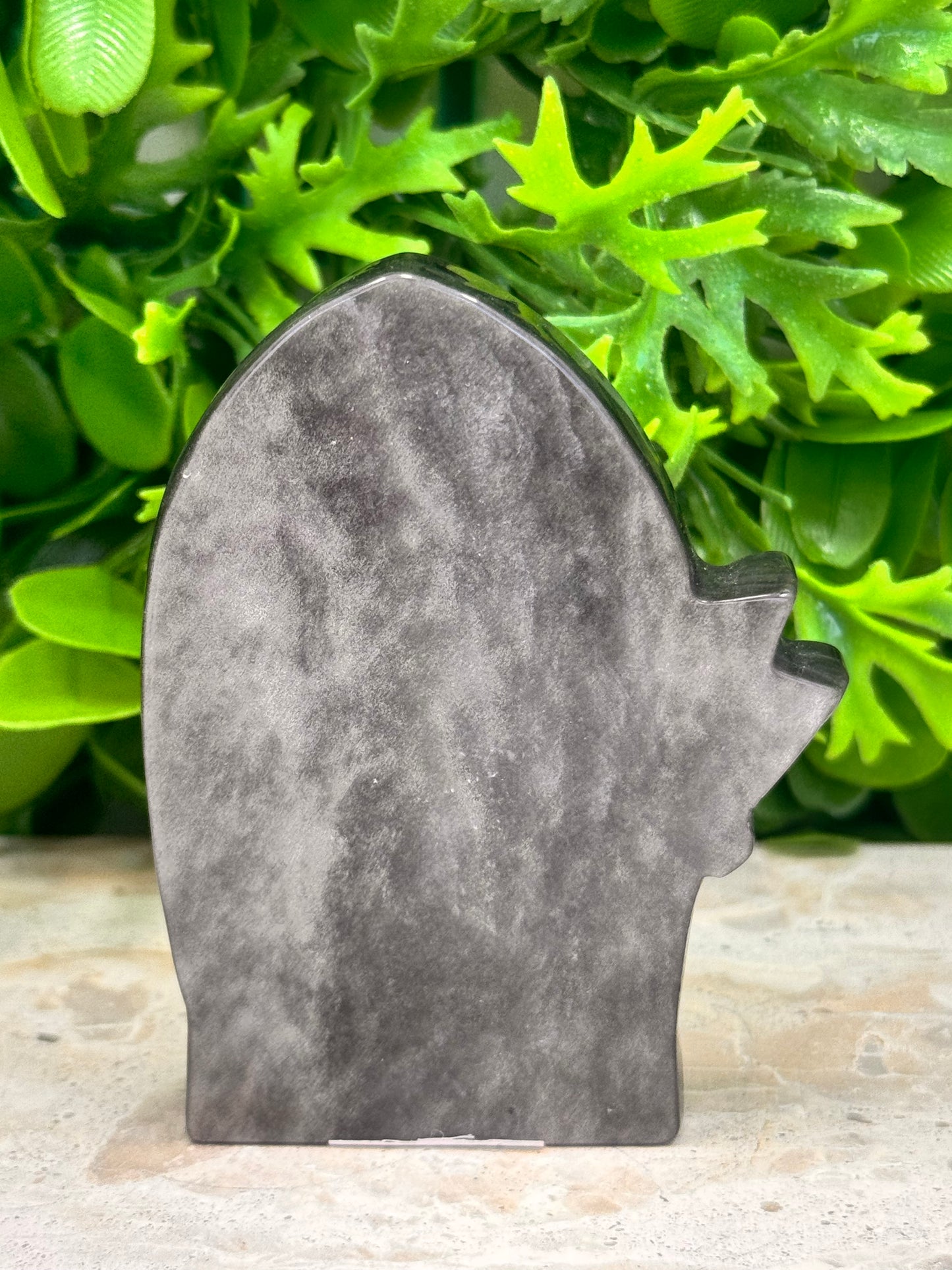 Silver Obsidian Fairy Door 118g