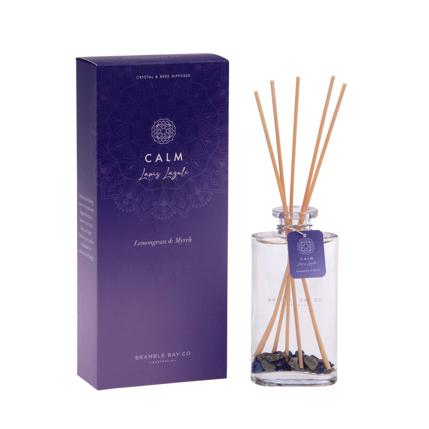 CALM - Lapis Lazuli Diffuser (Lemongrass &Myrrh) 150ml