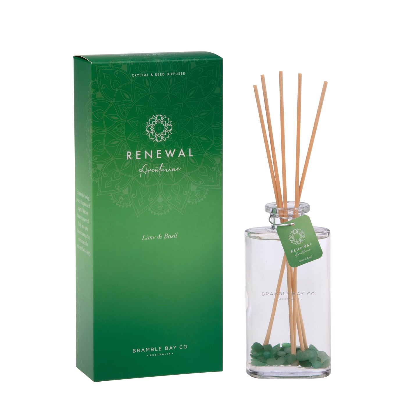 RENEWAL - Aventurine Diffuser (Lime & Basil) 150ml