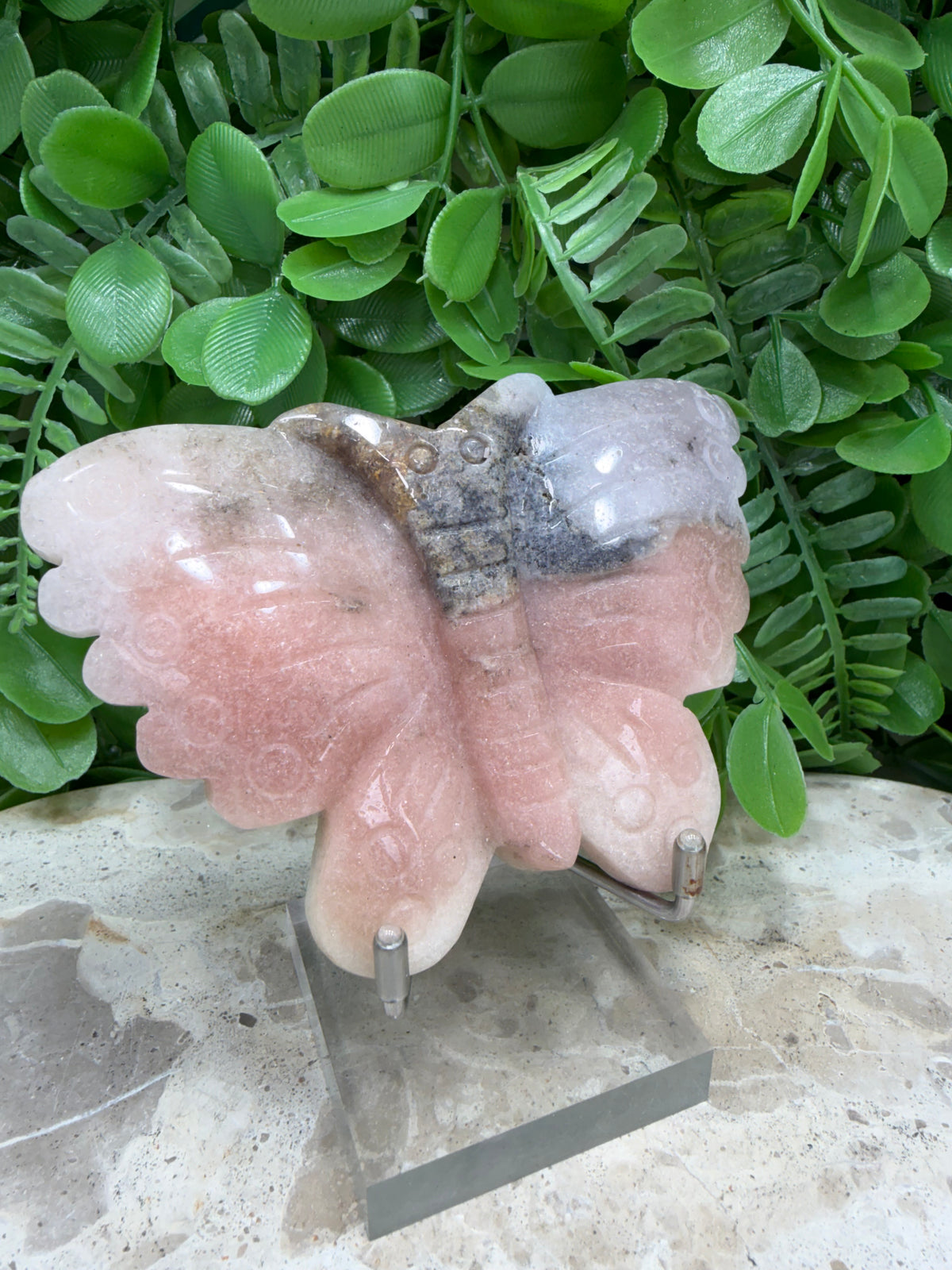 Pink Amethyst Butterfly | Love • Peace • Intuition