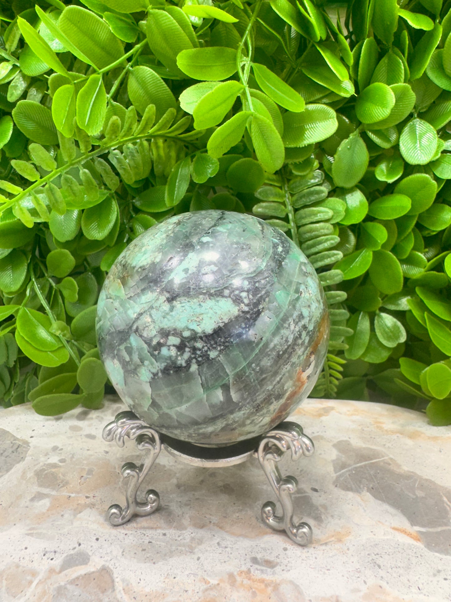 Turquoise Sphere 640g