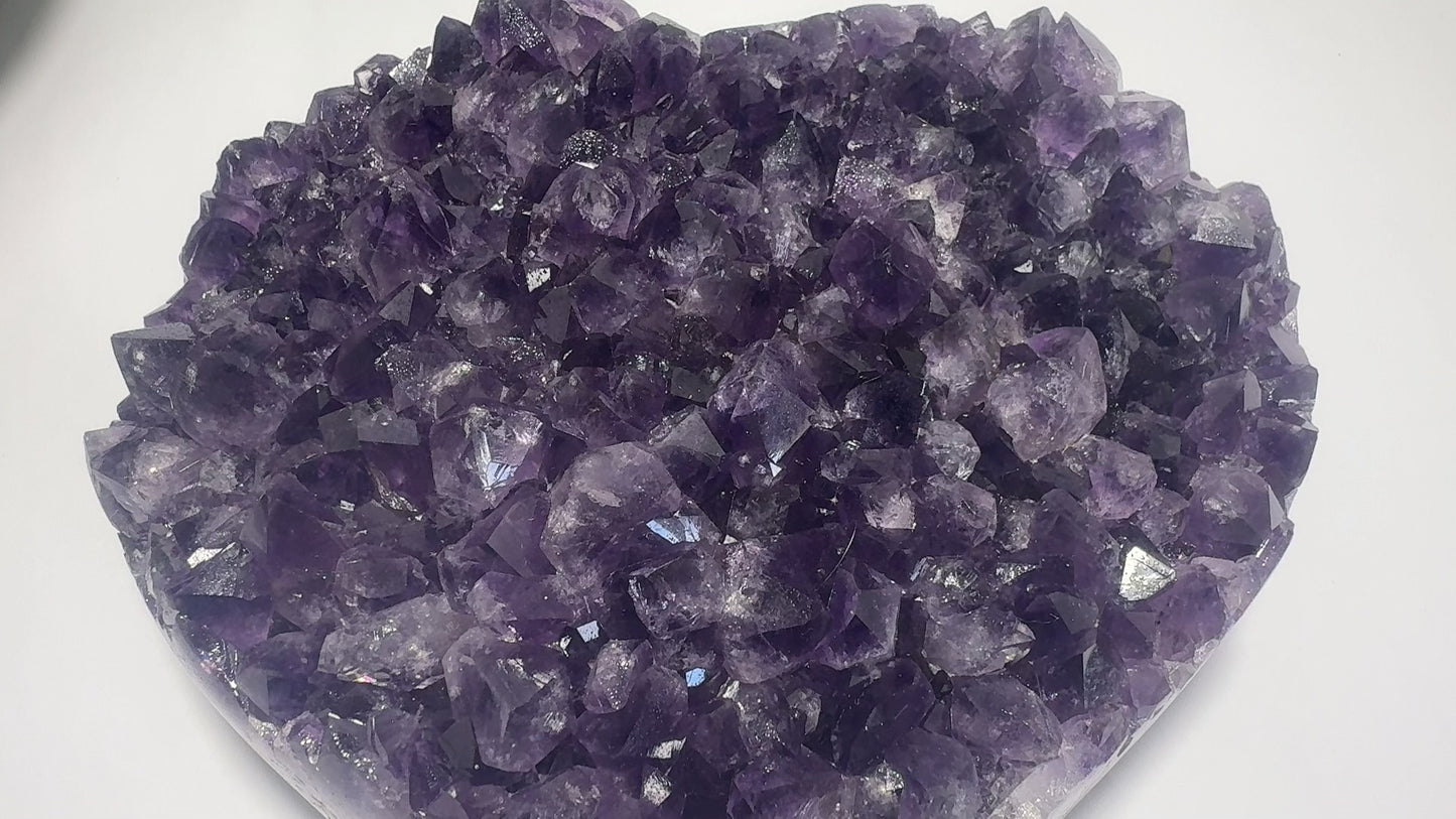 Amethyst Cluster Heart 1.1kg