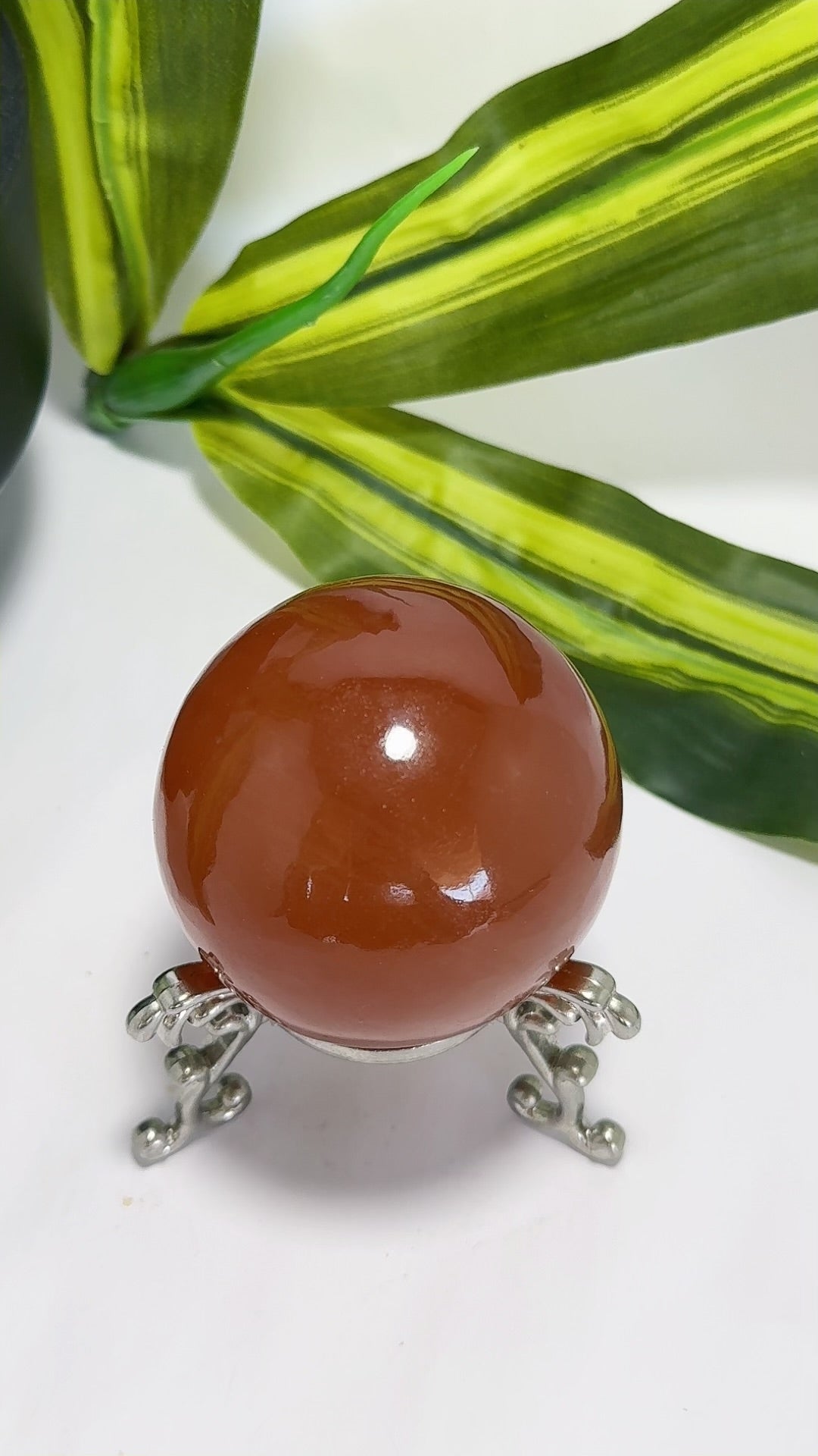 Honey Calcite Sphere 324g