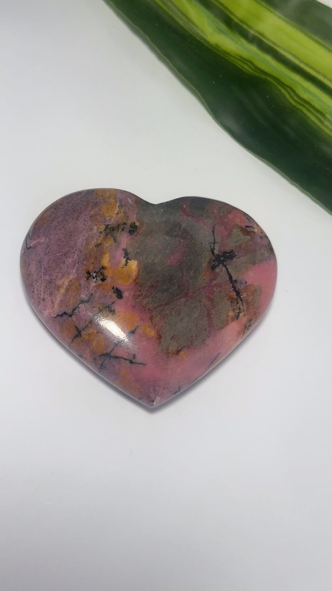 Rhodonite Heart 210g