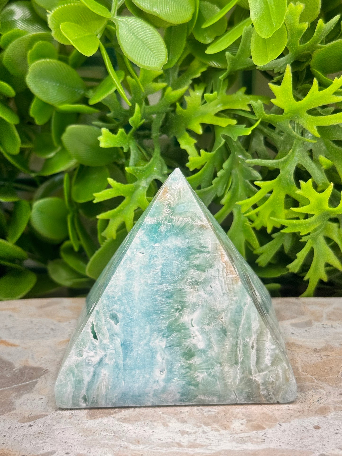 Aragonite & Smithsonite Pyramid 398g