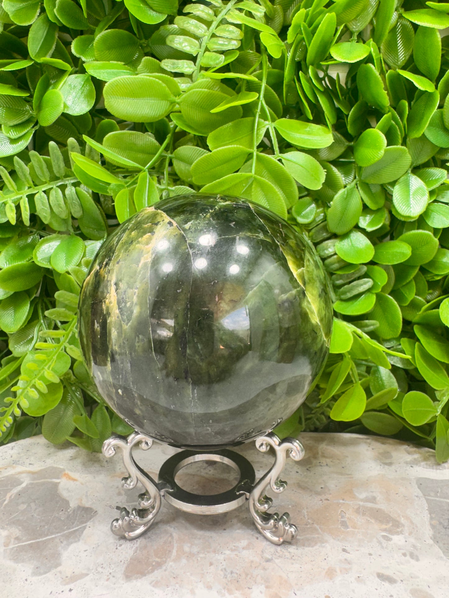 Nephrite Jade Sphere 1150g