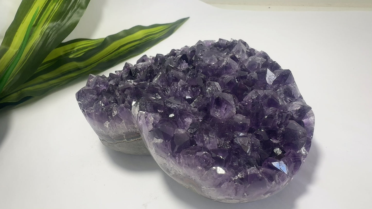 Amethyst Cluster Heart 1.1kg