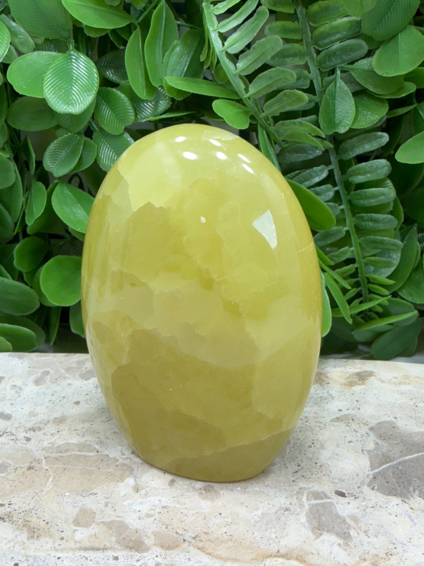 Standing Lemon Calcite Freeform 352g