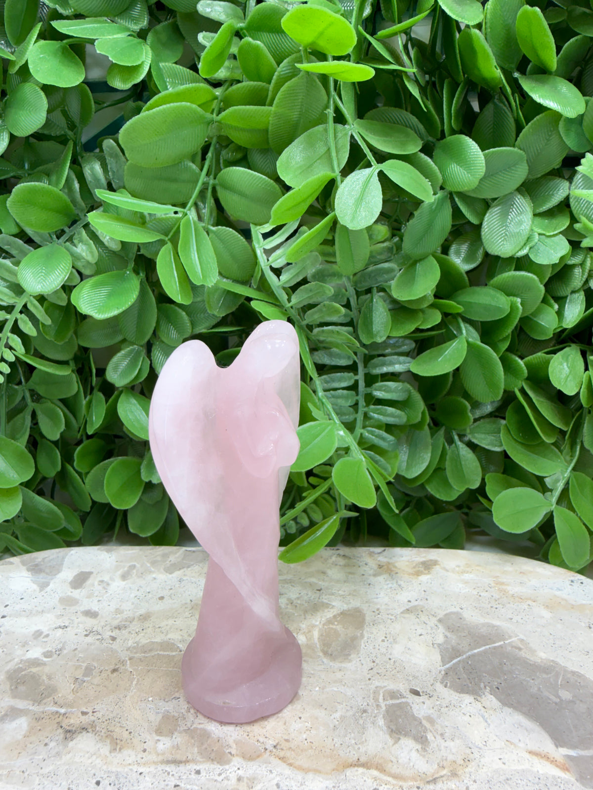 Rose Quartz Angel 112g | Love • Compassion • Healing