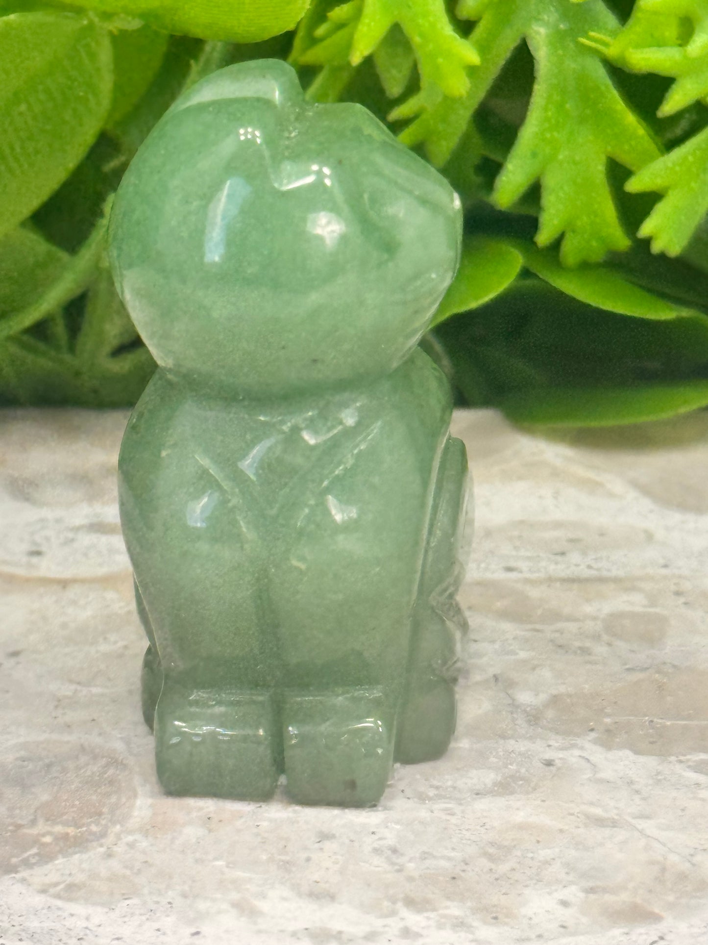 Green Strawberry Quartz Cat 72g