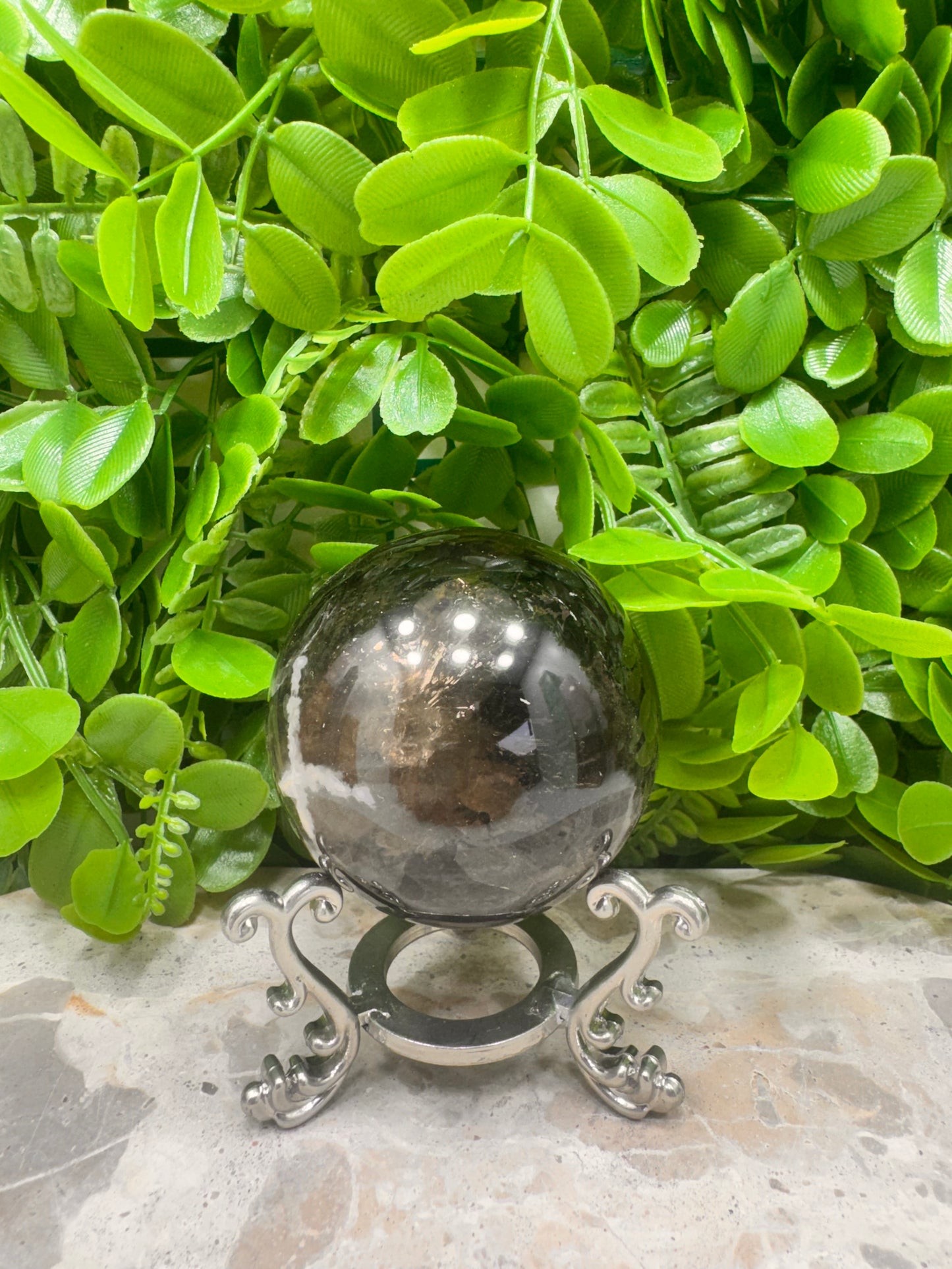 Smokey Quartz Sphere 324g