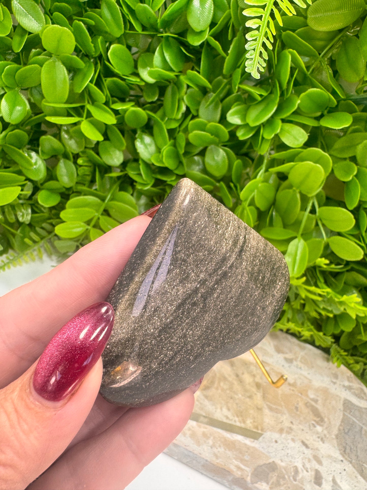Golden Obsidian Heart 98g
