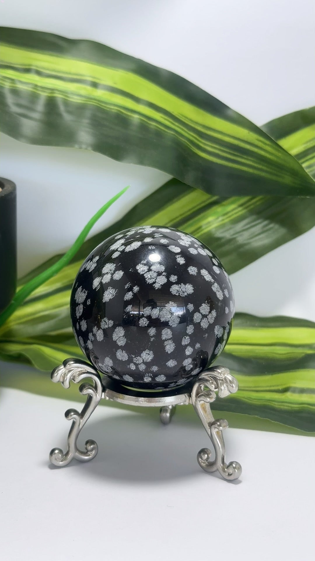 Snowflake Obsidian Sphere 286g