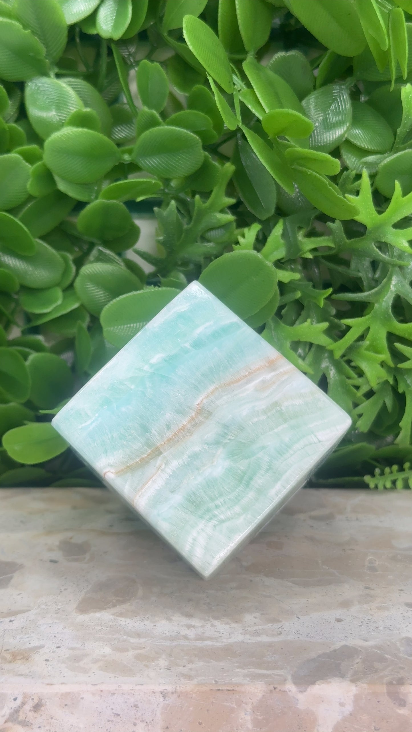 Caribbean Calcite Cube 486g