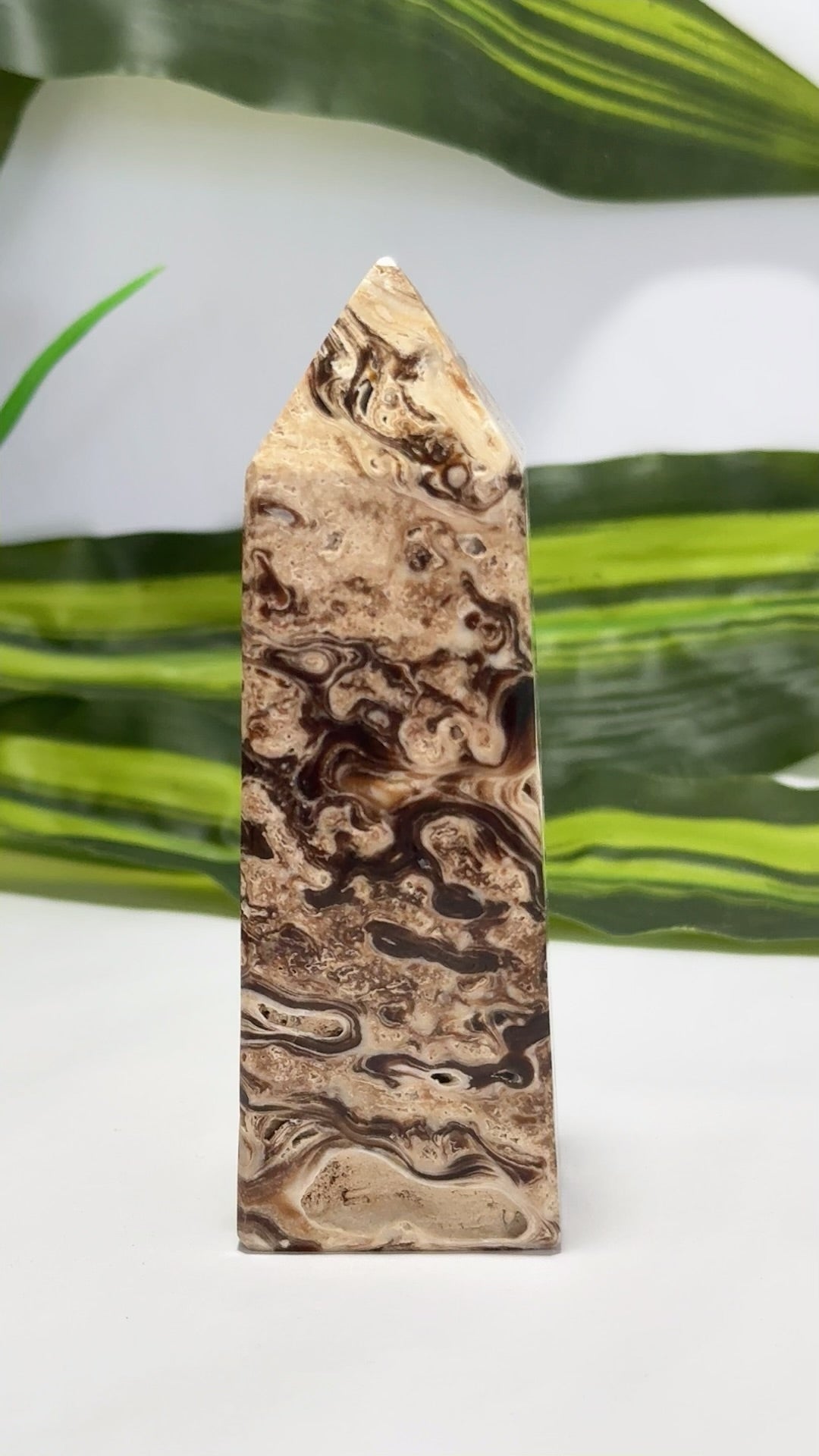 Chocolate Calcite Tower 206g