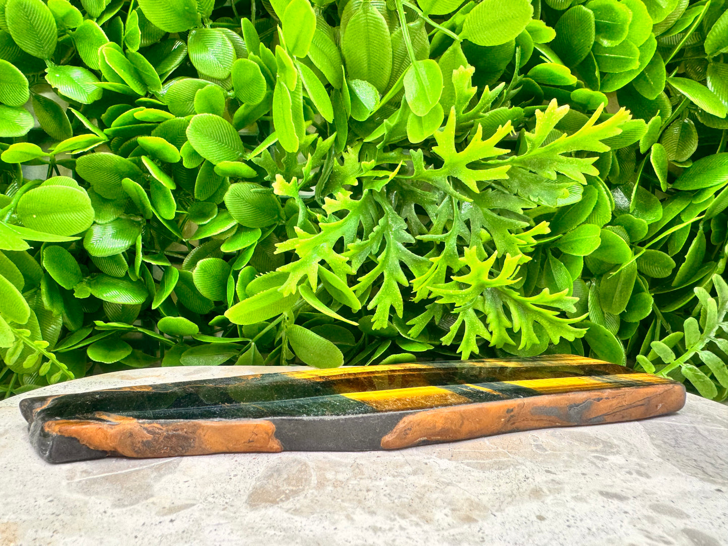 Yellow / Blue Tigers Eye Slab 208g