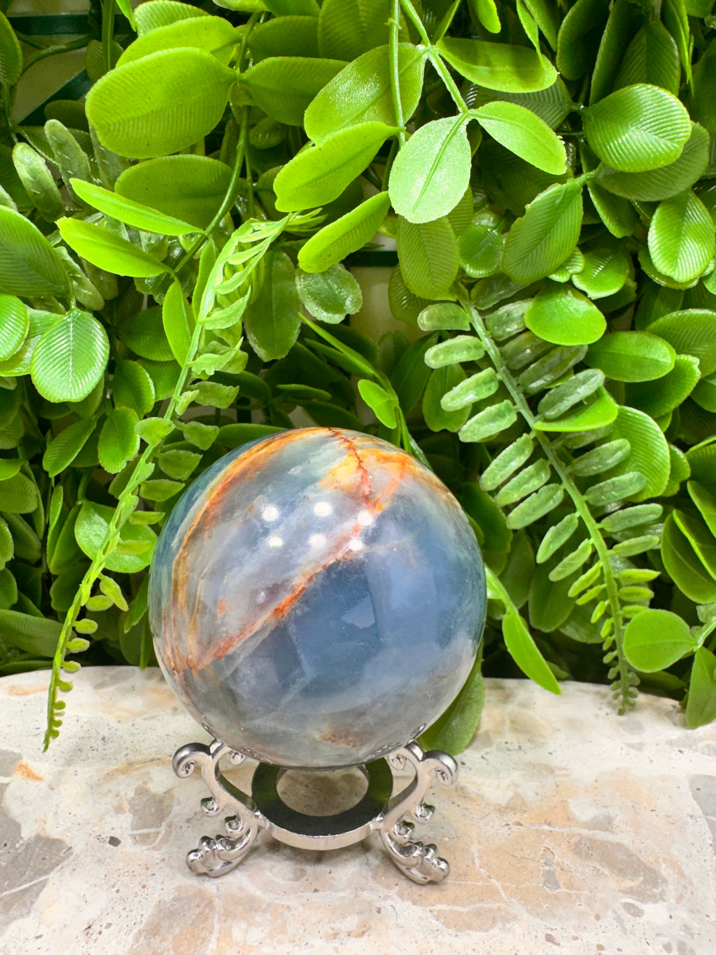 Blue Onyx Sphere 358g