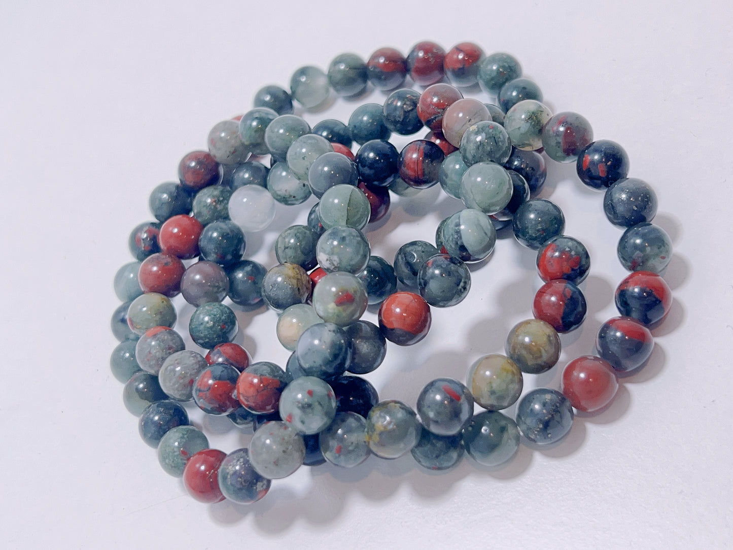 African Bloodstone Bracelet 8mm