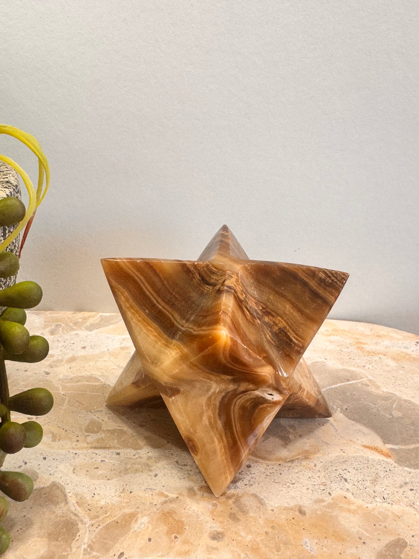 Chocolate Calcite Merkaba 286g