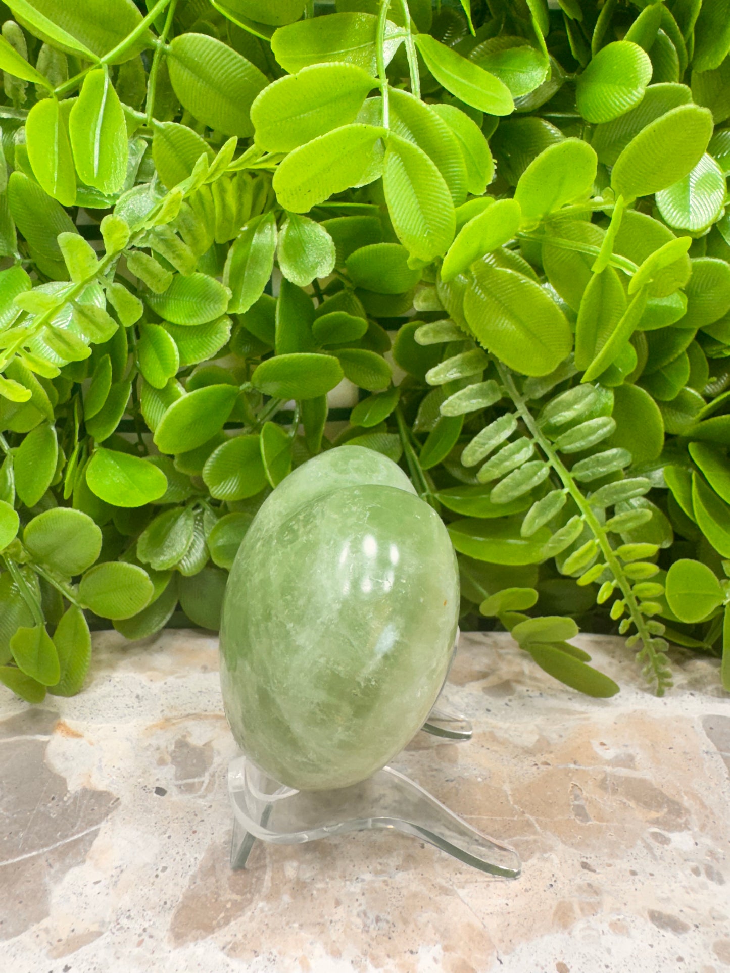 Green Fluorite Heart 288g