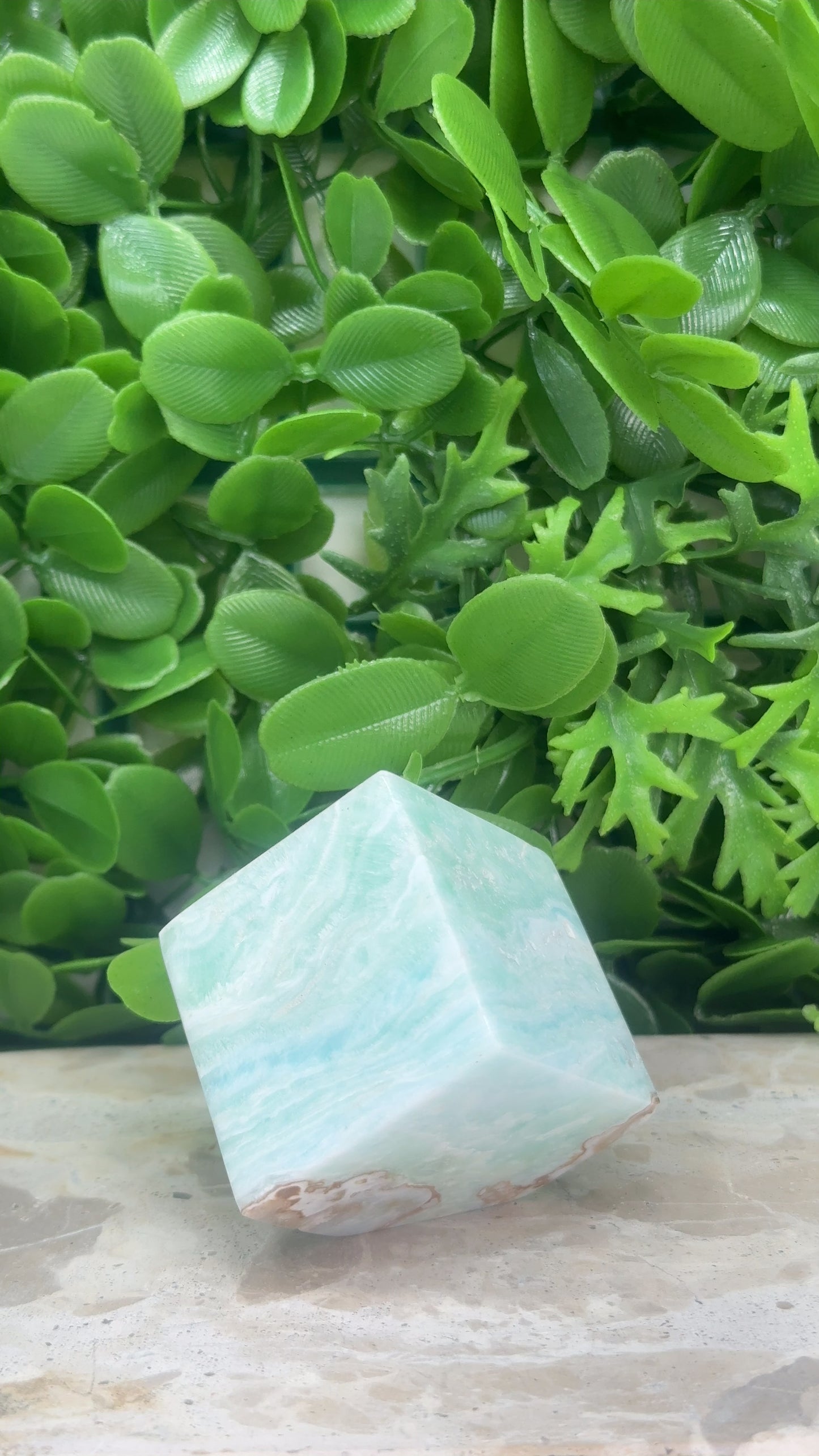 Caribbean Calcite Cube 214g