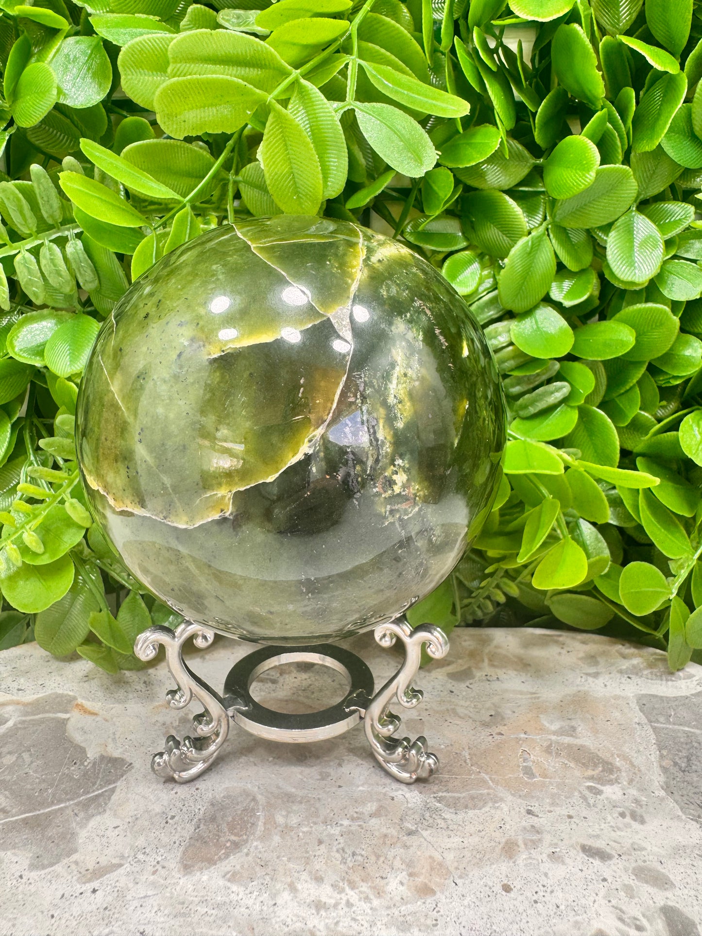 Nephrite Jade Sphere 1336g