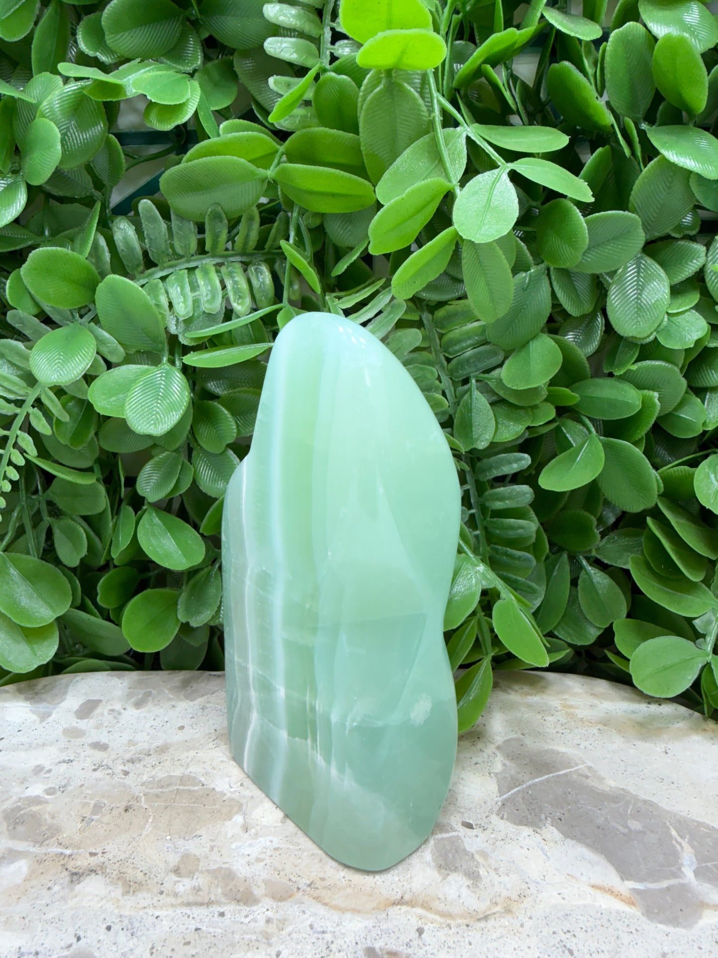 Pistachio Calcite Freeform 586g