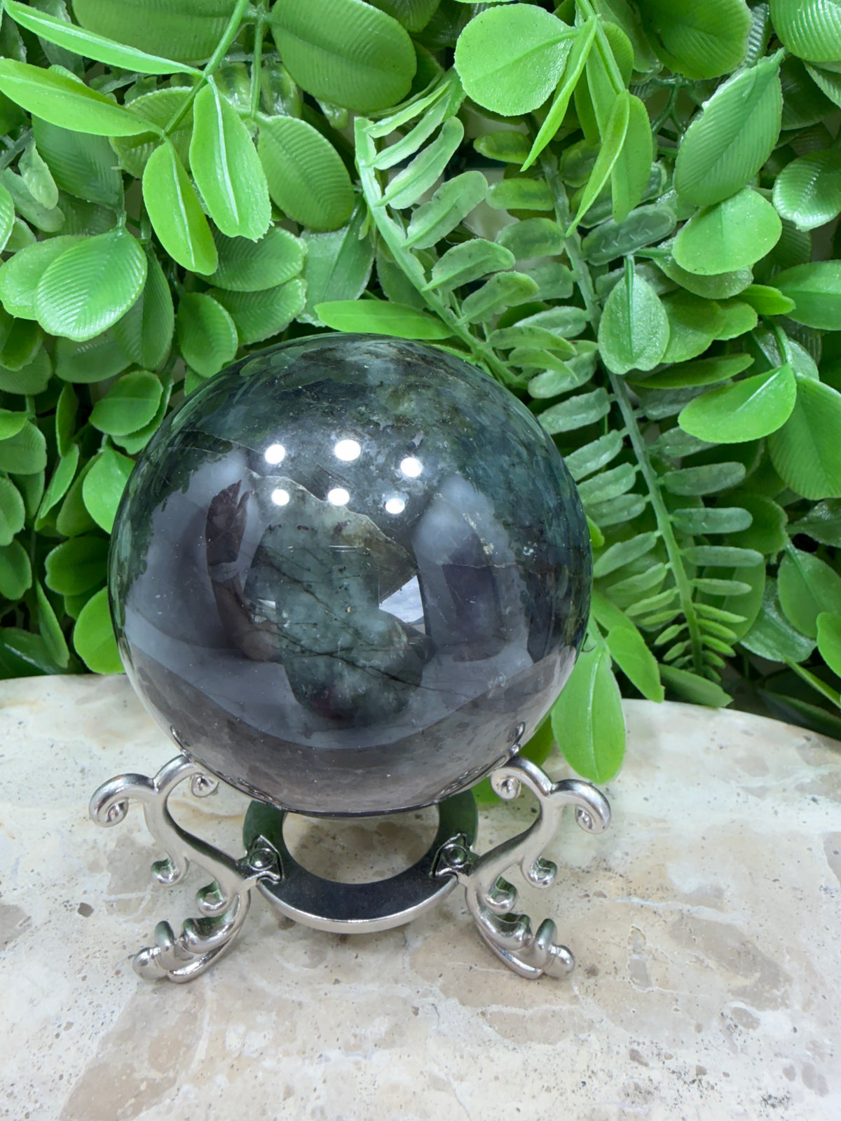Labradorite Sphere | Protection • Intuition • Transformation
