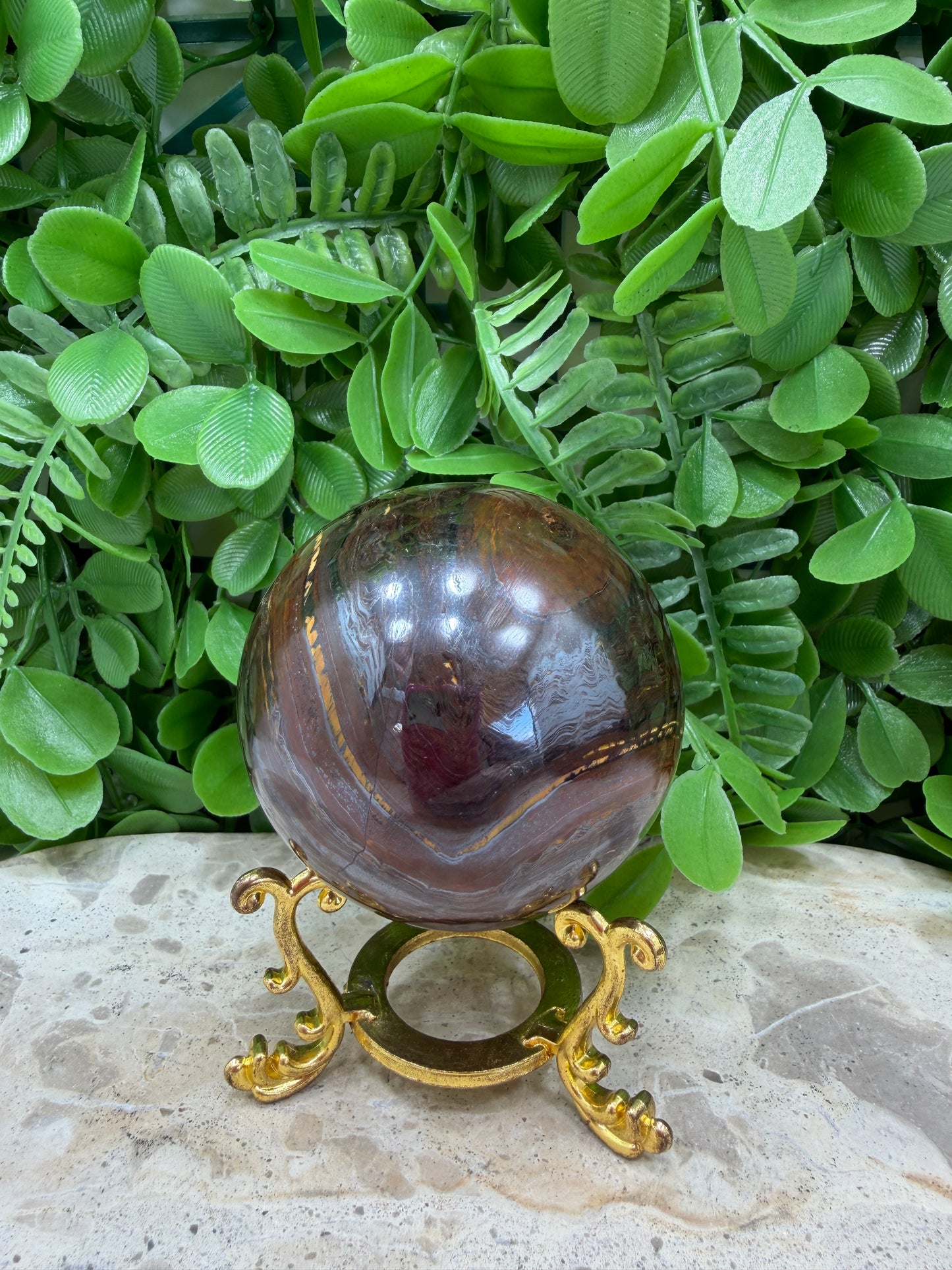 Tiger Eye /Tiger Ore Sphere 484g