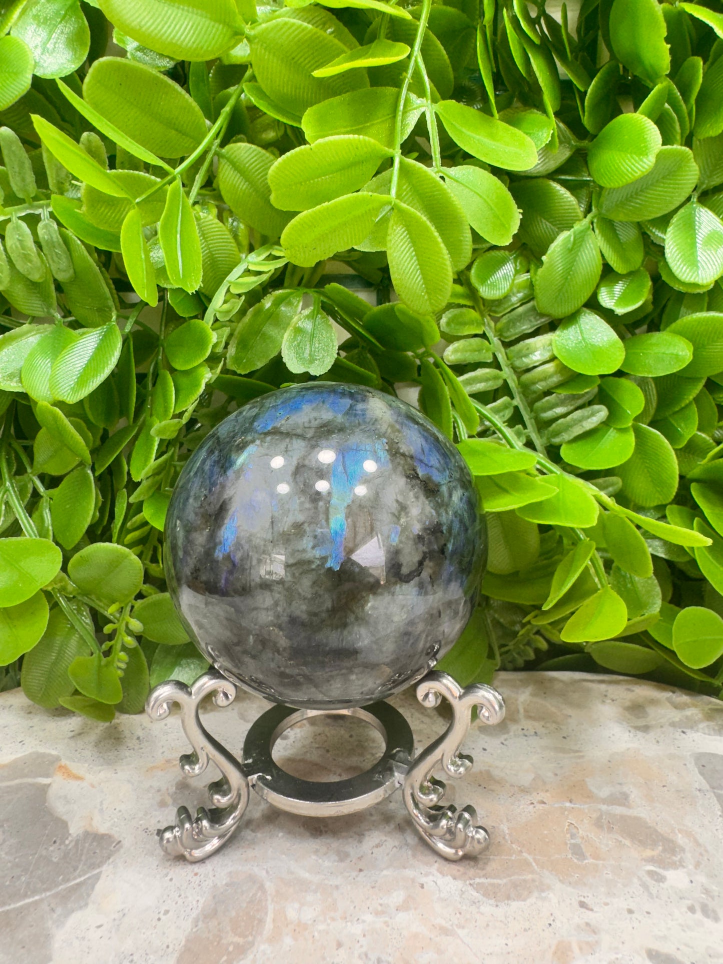 Labradorite Sphere 442g