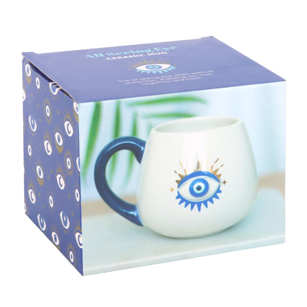 Evil Eye All Seeing Rounded Mug