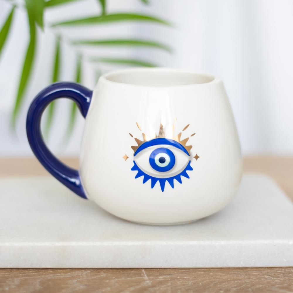 Evil Eye All Seeing Rounded Mug