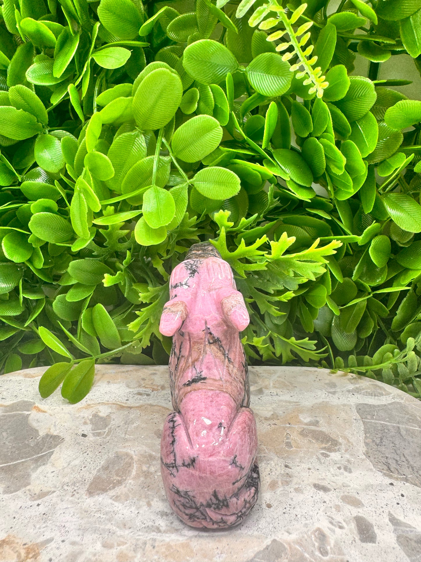 Rhodonite Wolf 358g