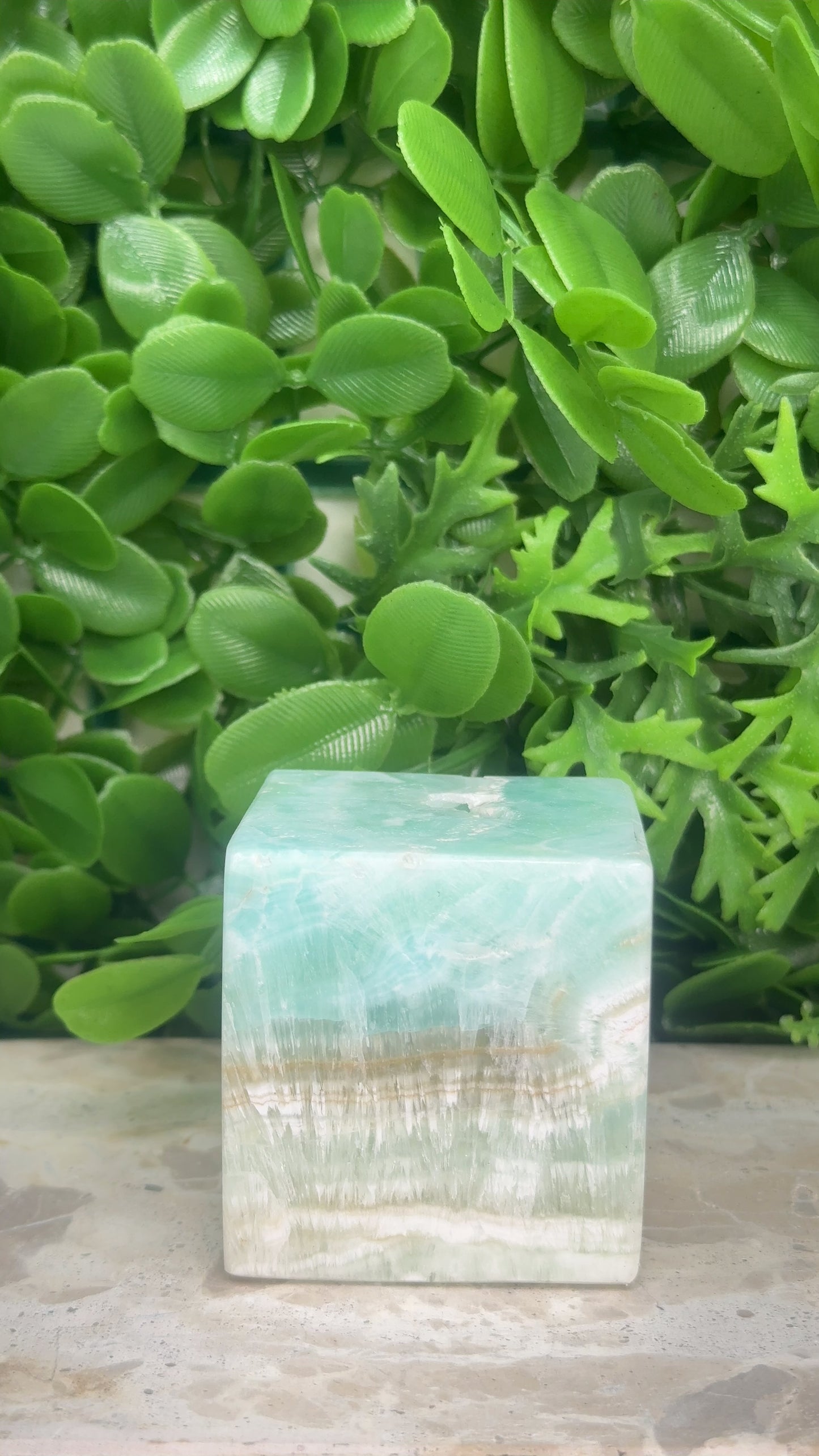 Caribbean Calcite Cube 428g