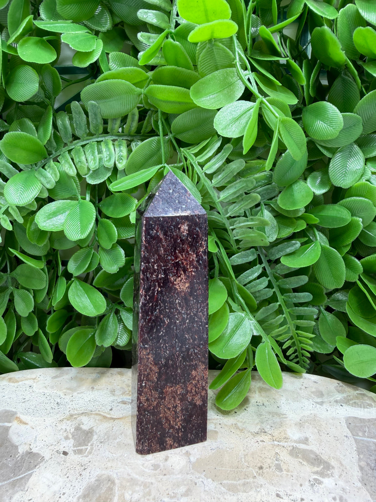 Red Mica Tower | Strength • Grounding • Vitality