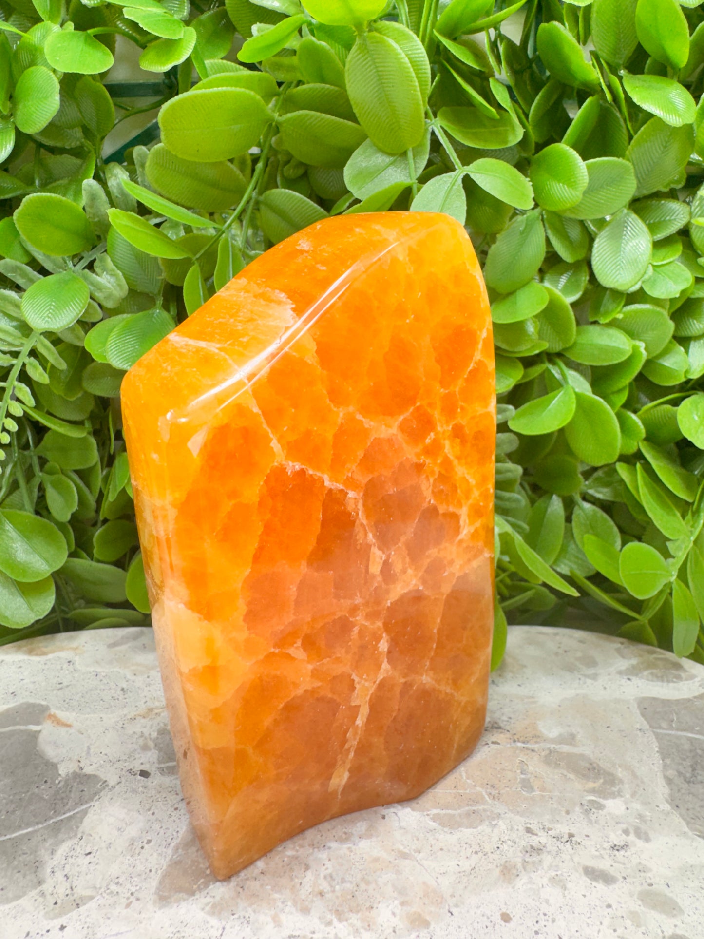Crystalised Orange Calcite Freeform 768g