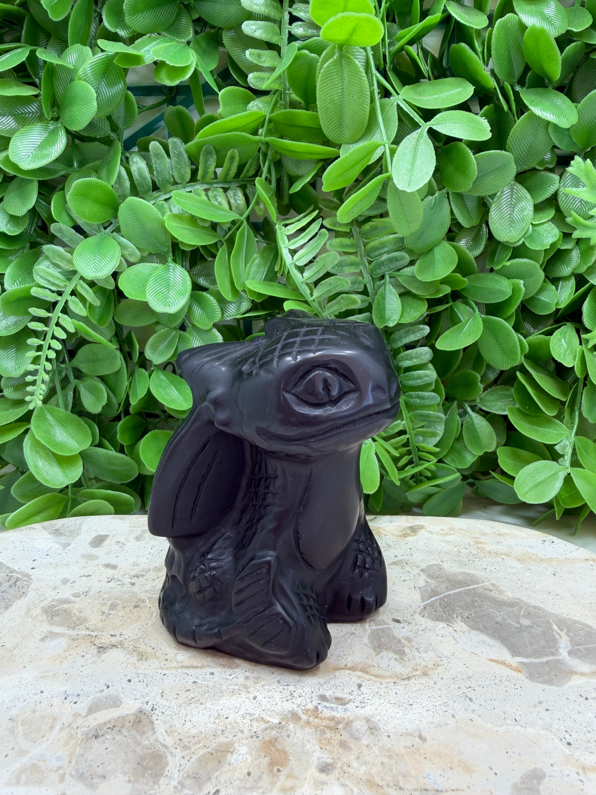 Black Obsidian Toothless Dragon 450g