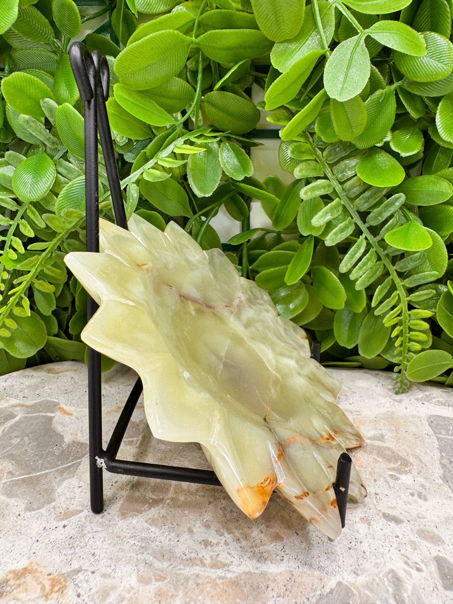 Green Banded Onyx Sunflower 326g