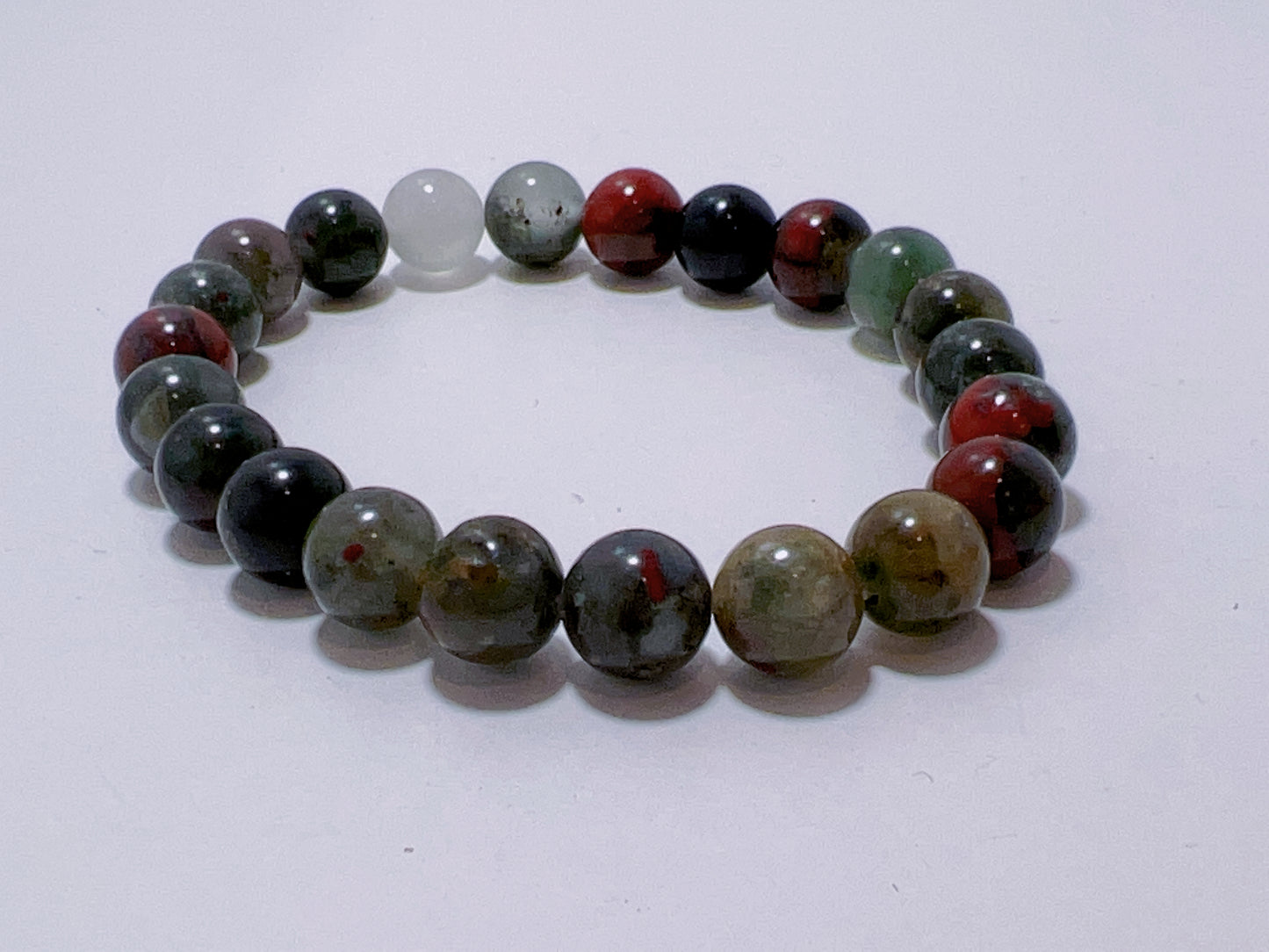 African Bloodstone Bracelet 8mm