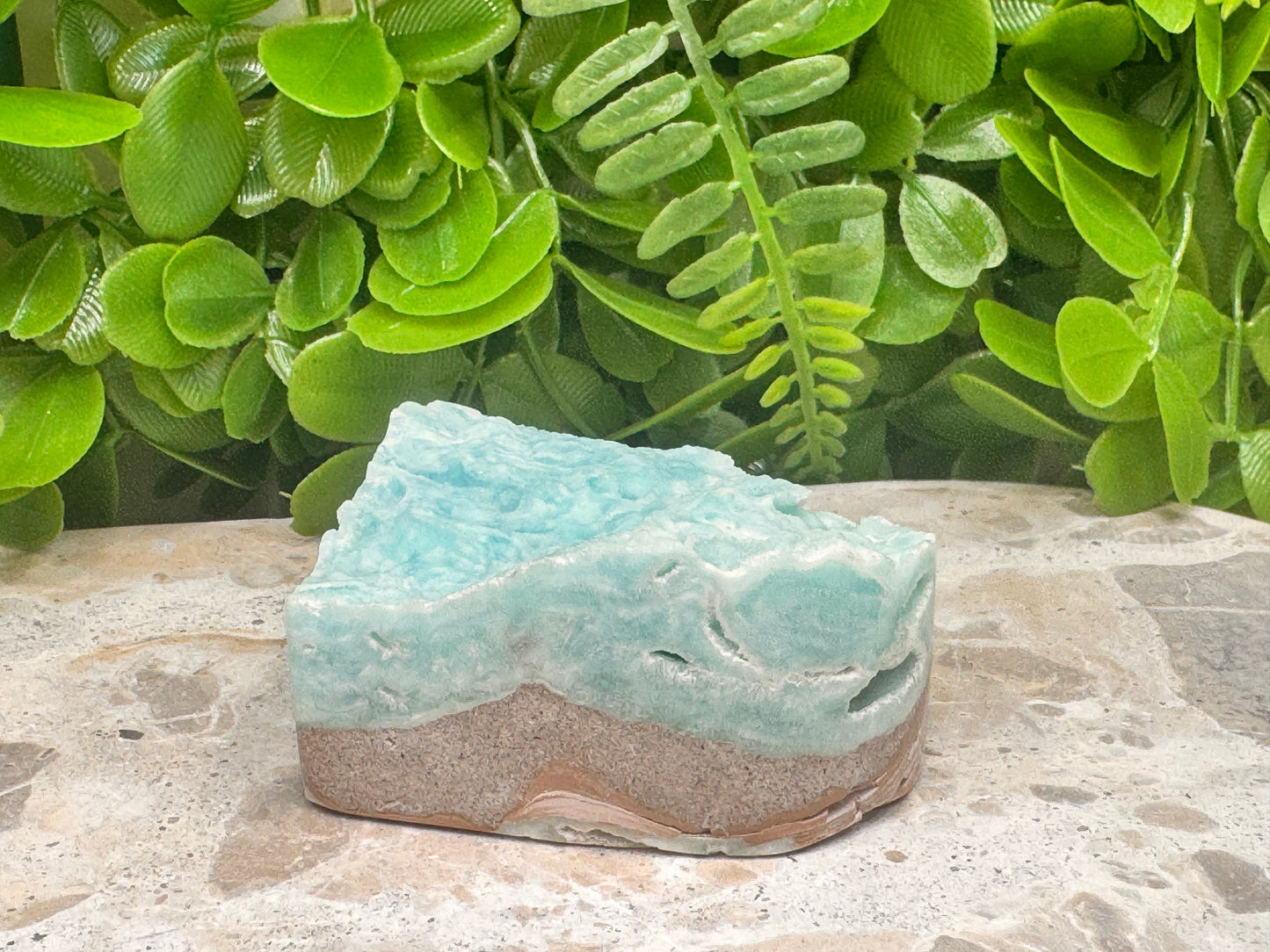 Hemimorphite Heart 222g