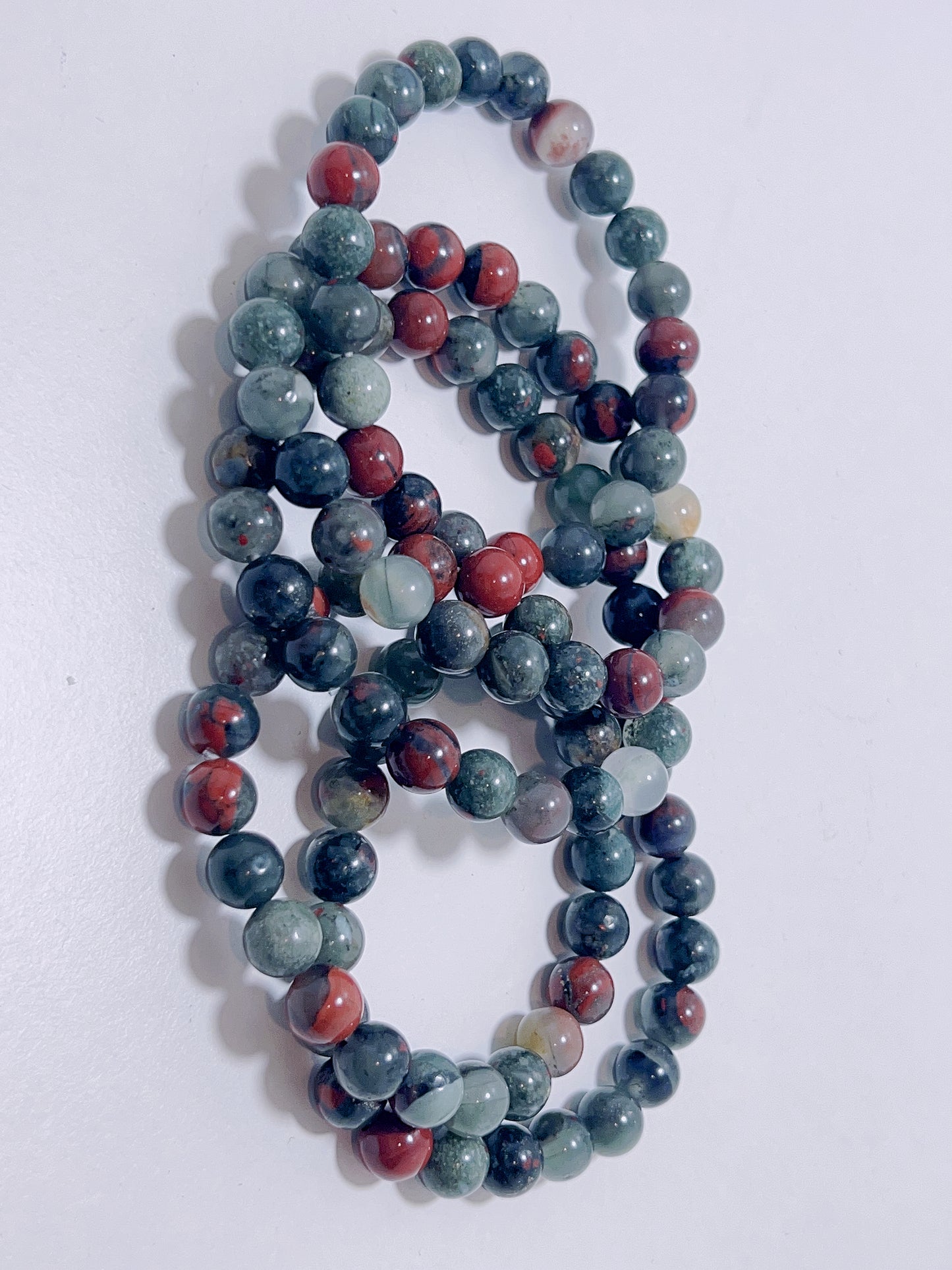 African Bloodstone Bracelet 8mm