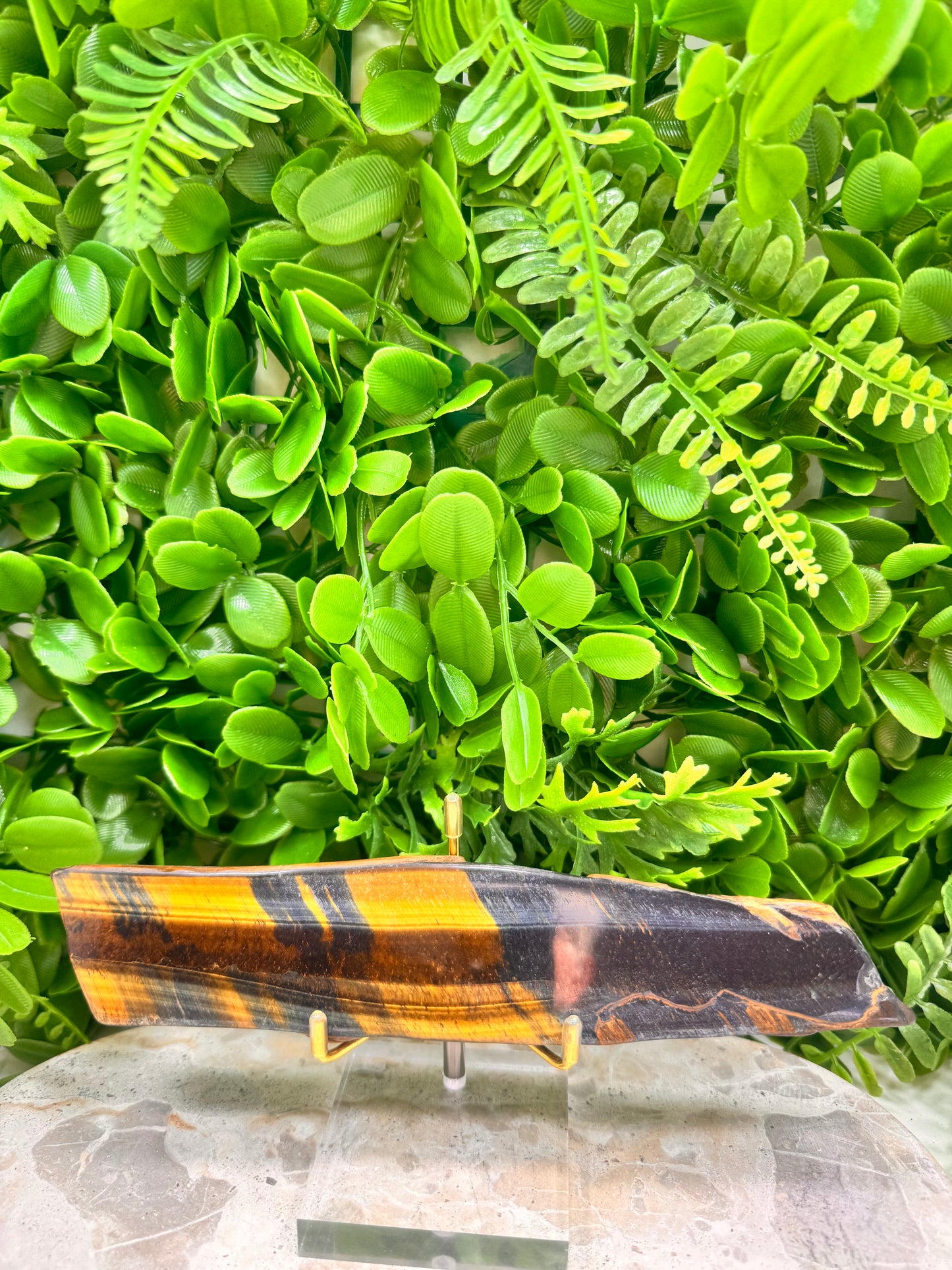 Yellow / Blue Tigers Eye Slab 208g