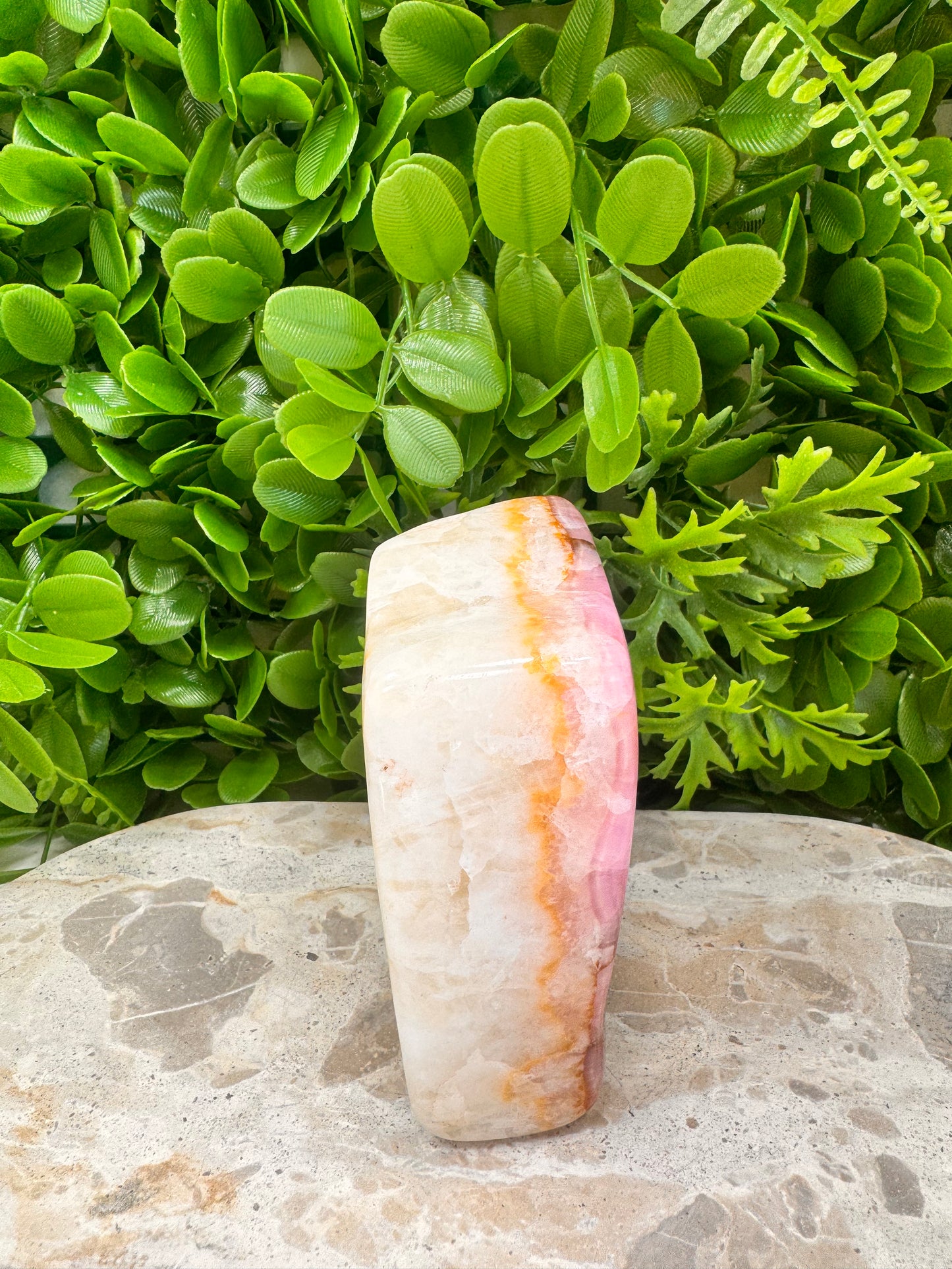 Pink Aragonite Freeform 704g