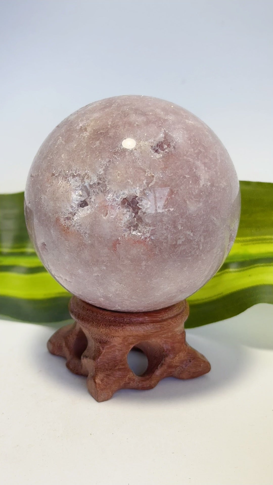 Pink Amethyst Sphere 357g