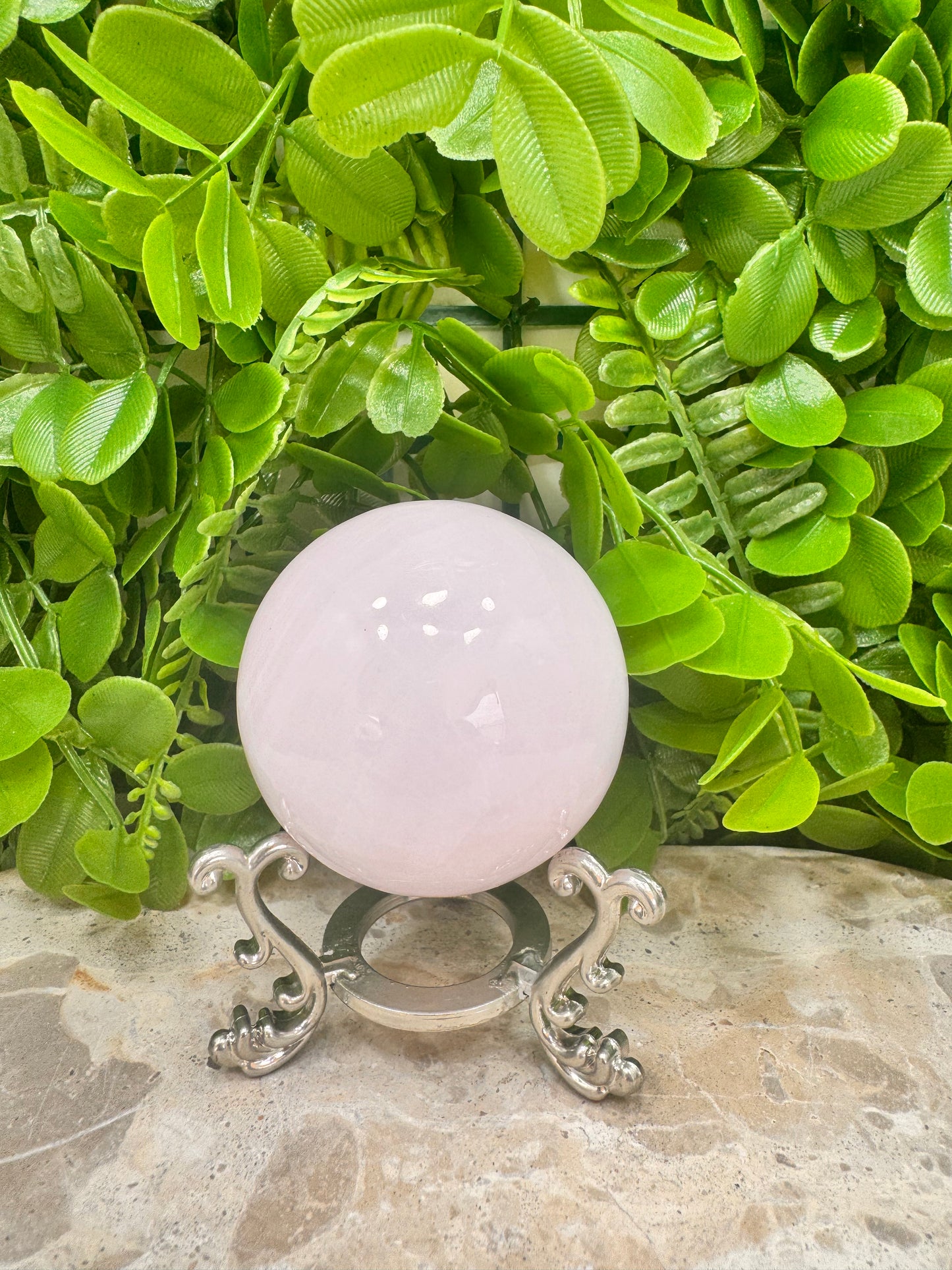 Pink Mangano Sphere 332g