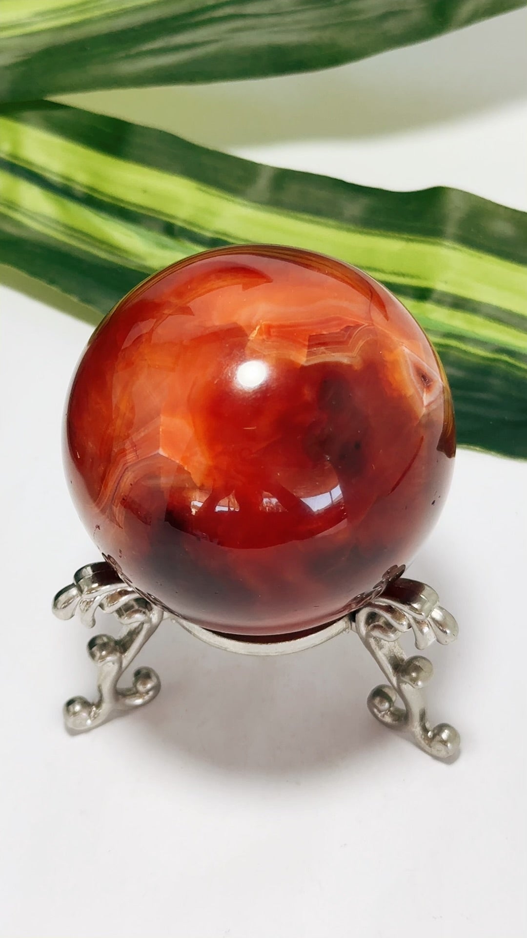 Carnelian Sphere 356g