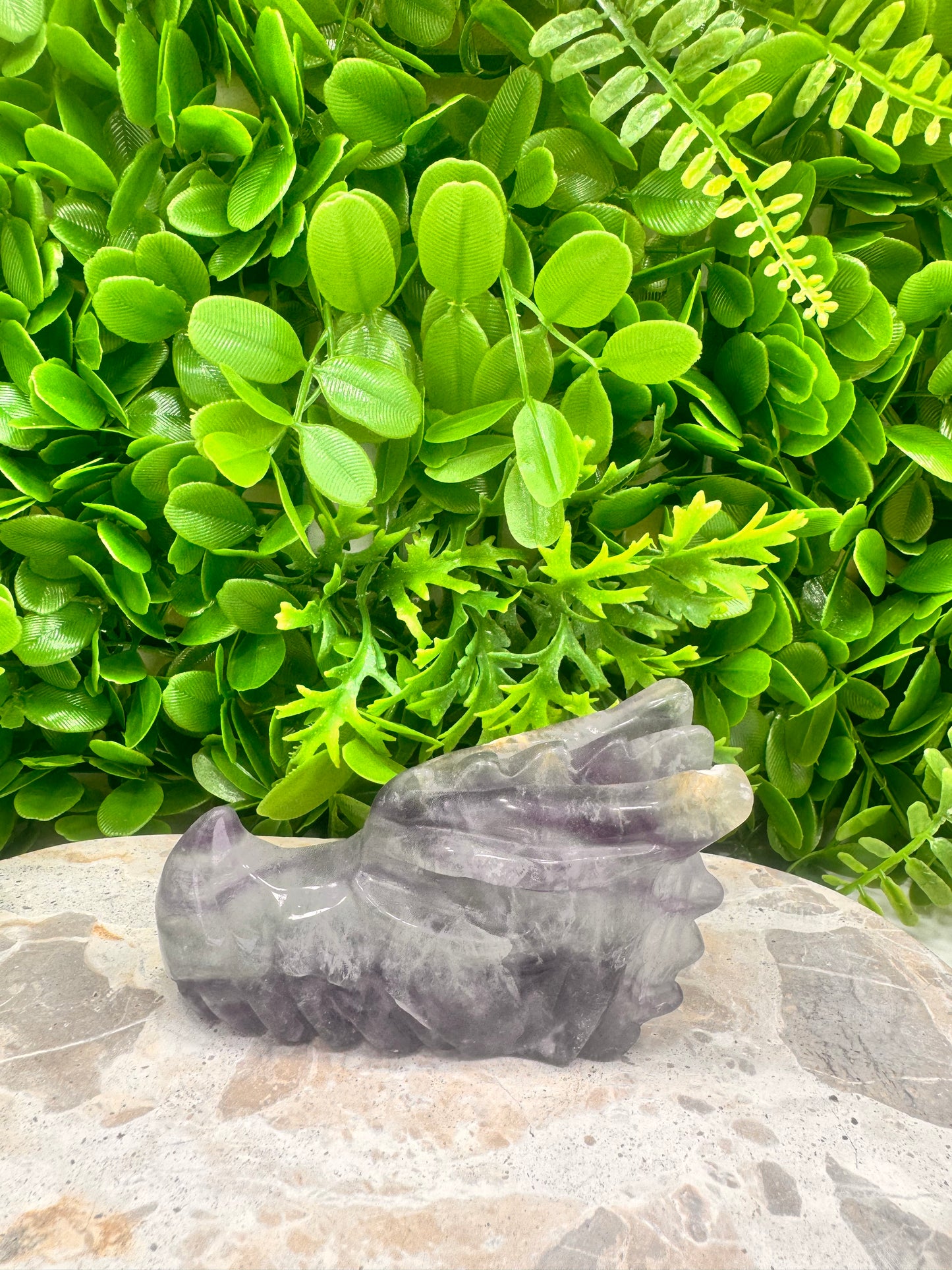 Rainbow Fluorite Dragon 522g