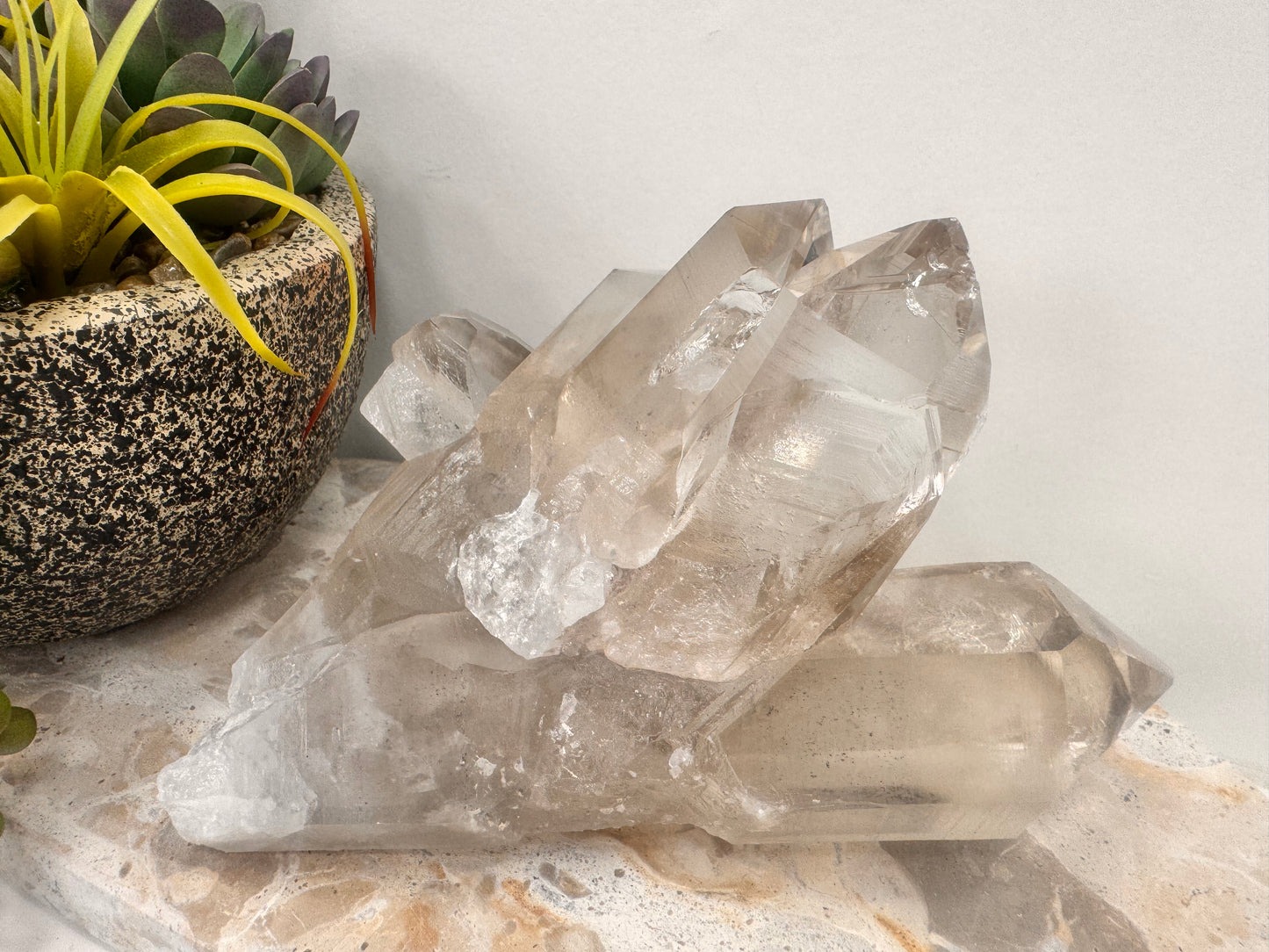 Black Phantom Quartz Freeform 844g